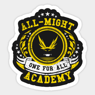 All Might Academy. Sticker